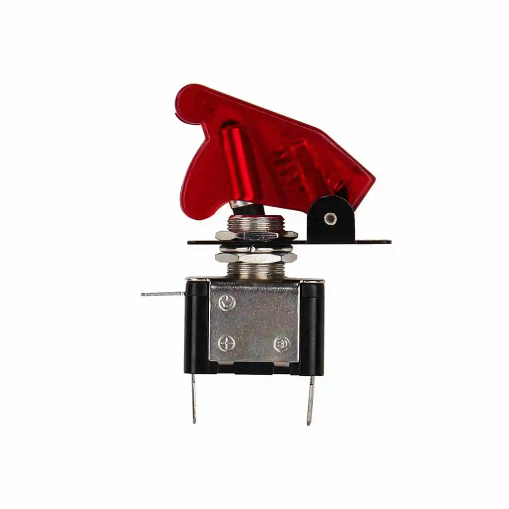 12V 20A SPST Car Rocker Toggle Switch – Red LED Cover Car Rocker Switch Qme as pic