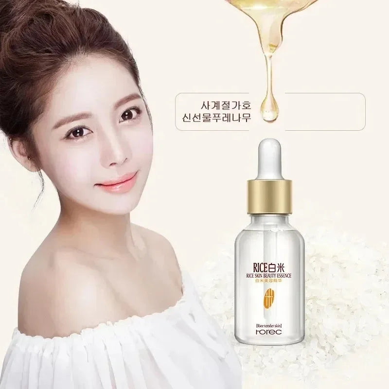 YOUNGCOME White Rice Face Essence – Brightening Serum Brightening Face Serum Qst