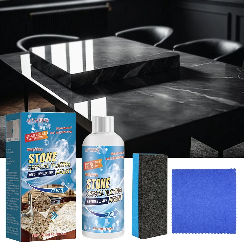 Marble Nano Crystal Plating Luster Agent Kit – 100ML Stone Polish Stone Surface Polish Qme