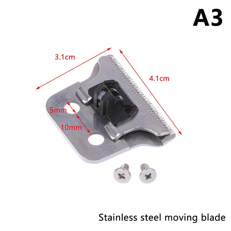 Stainless Steel T-Blade Hair Clipper Replacement Head Clipper Replacement Blade Qst A3