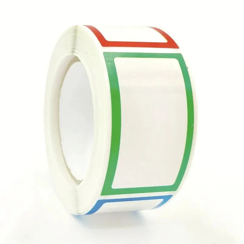 Waterproof Blank Self-Adhesive Removable Label Stickers 250pcs Removable Label Stickers Qme