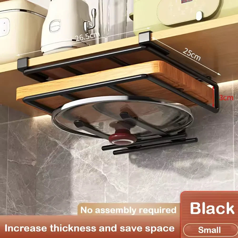 No-Drill Under Cabinet Organizer Hooks – Steel Wall Mount Rack Cabinet Organizer Rack Qme Shuangceng B