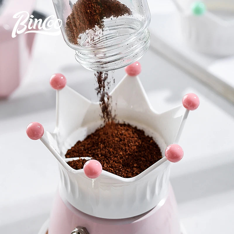 Bincoo Crown Coffee Powder Distributor – Rotating Dispenser Ring Coffee Powder Distributor Qst