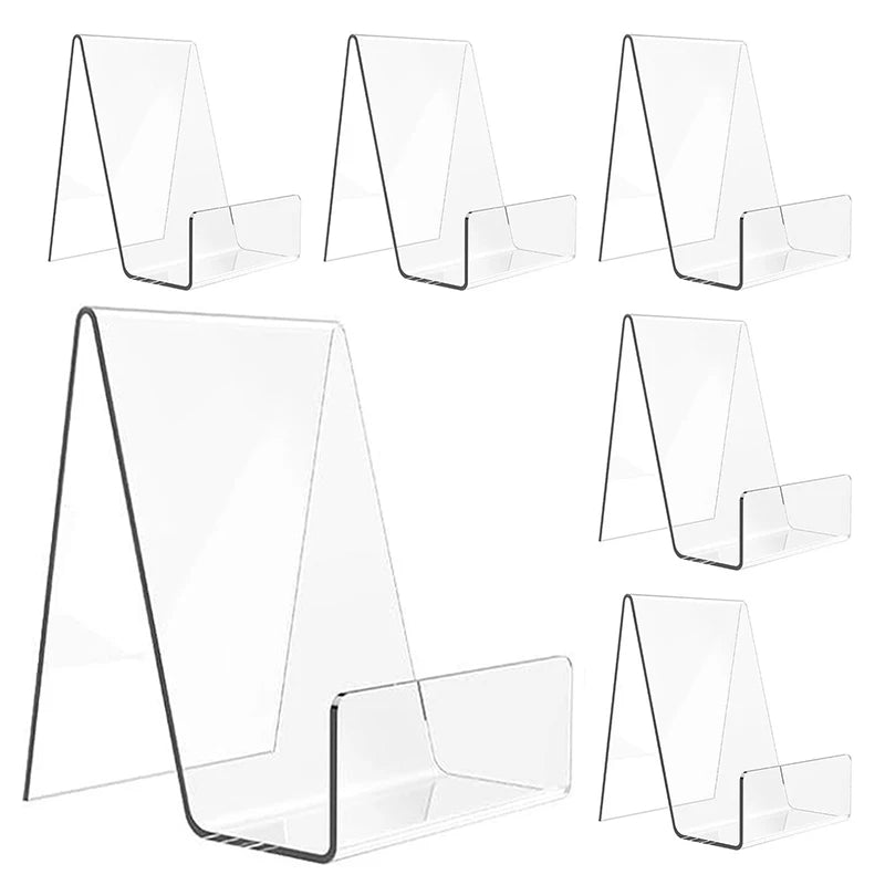 Clear Acrylic Comic Book & Magazine Display Stand Holder Acrylic Display Stand Qst Default Title