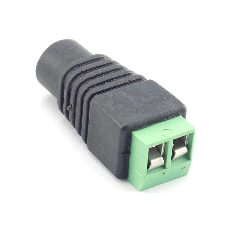 DC Power Plug Socket 5.5mm x 2.1mm Male Female Connector DC Barrel Connector Qme