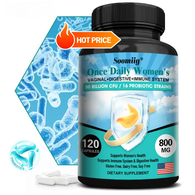 ZENVITALIZE Women's Probiotics 50 Billion CFU – 16 Strains Probiotic Supplement Qst