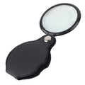 8X Mini Foldable Jewelry Magnifier Loupe with Pouch | Qme Jewelry Magnifier Loupe Qme black