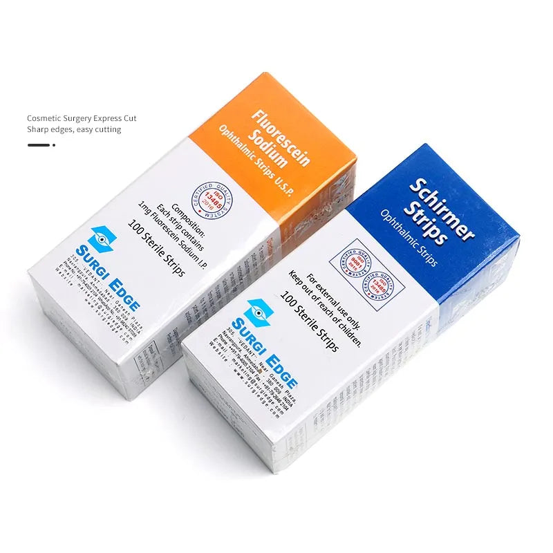 Sodium Fluorescein Tear Test Filter Strips | Qme Ophthalmic Ophthalmic Test Strips Qme