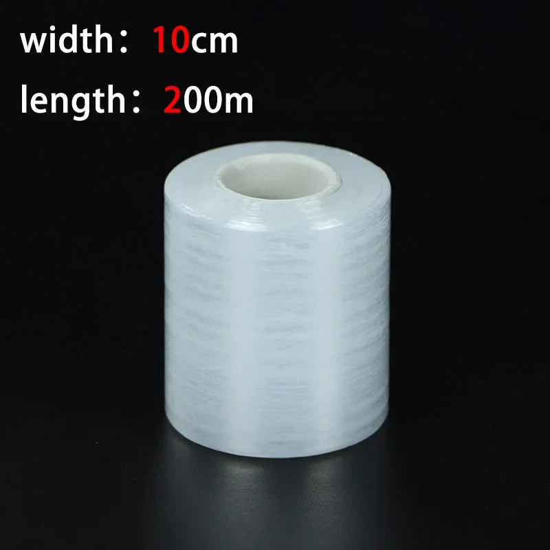 PE Stretch Film 200M Small Roll – Sealing & Packaging Wrap Stretch Wrap Film Qme 100mm