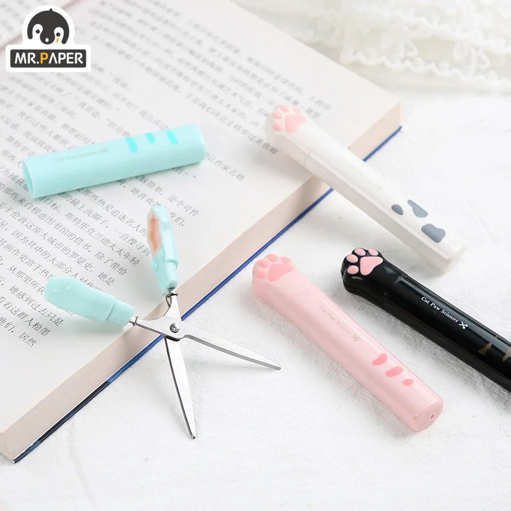 Stainless Steel Cat Paw Scissors – 4 Styles | Portable Craft Scissors Qme