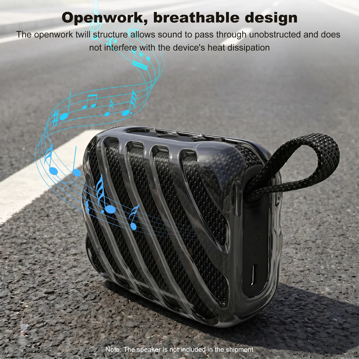 TPU Protective Cover for JBL GO 5 Portable Speaker | Anti-Scratch Speaker Protective Case Qme