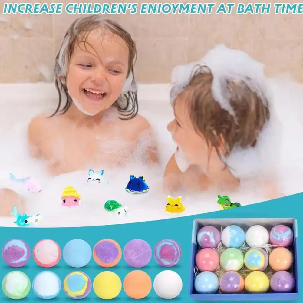 Surprise Bath Bombs with Hidden Toy – Ocean Color Changing Spa Ball Surprise Bath Bomb Set Qme