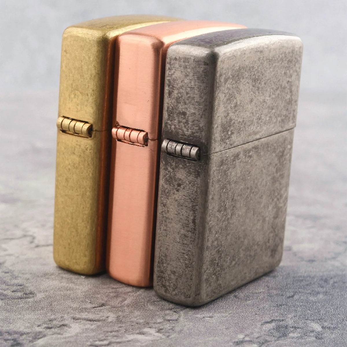 Copper Cigarette Lighter Case – Dustproof & Moistureproof Lighter Case Qme