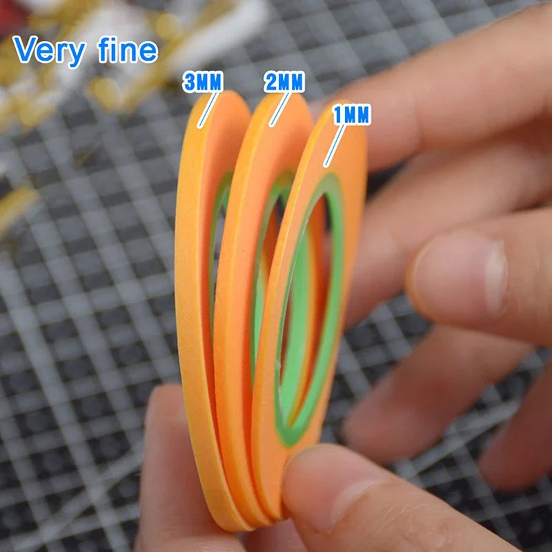 DIY Fine Line Masking Tape for Model Spraying & Coating – 18m Craft Masking Tape Qme