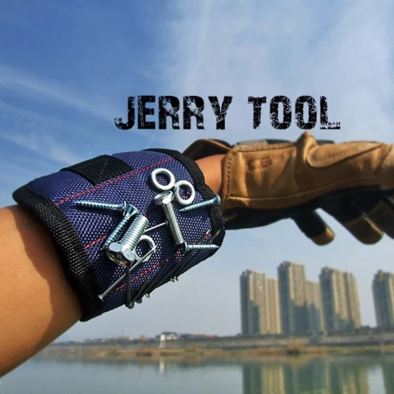 Magnetic Wrist Strap – Screw & Parts Holder for DIY Work Magnetic Wrist Strap Qme