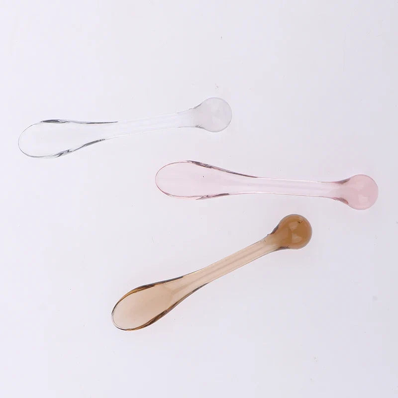 Plastic Cosmetic Spatulas – 5pc Precision Scoop Tools | Qme Cosmetic Spatula Set Qme
