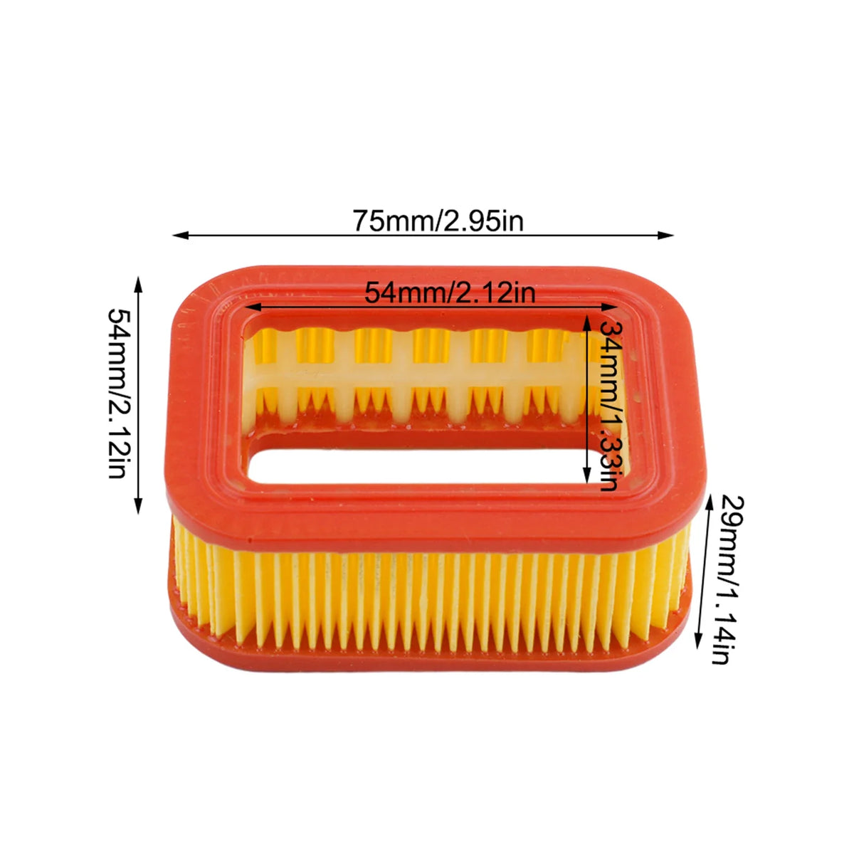 Paper Air Filter for 52cc 58cc 5200 5800 Chainsaw Replacement Chainsaw Air Filter Qme