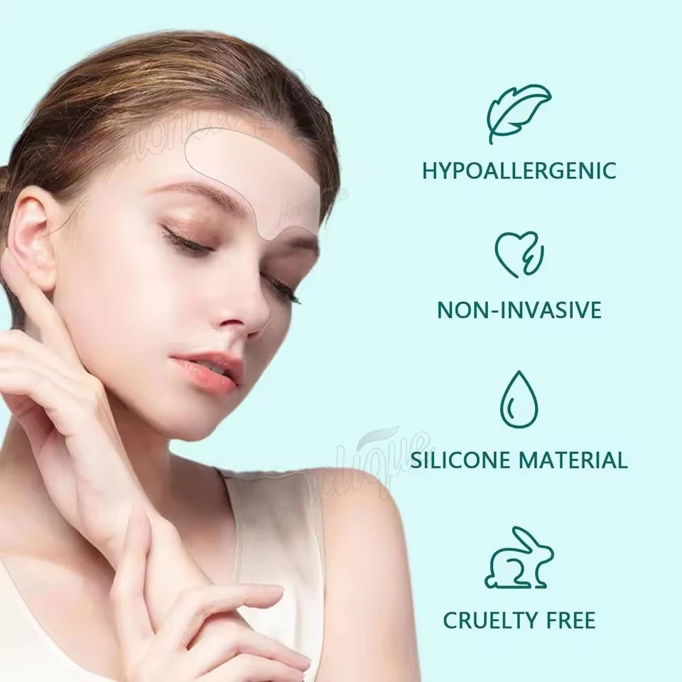 Reusable Silicone Forehead Wrinkle Patches – Gel Skincare Pads Silicone Wrinkle Patch Qst