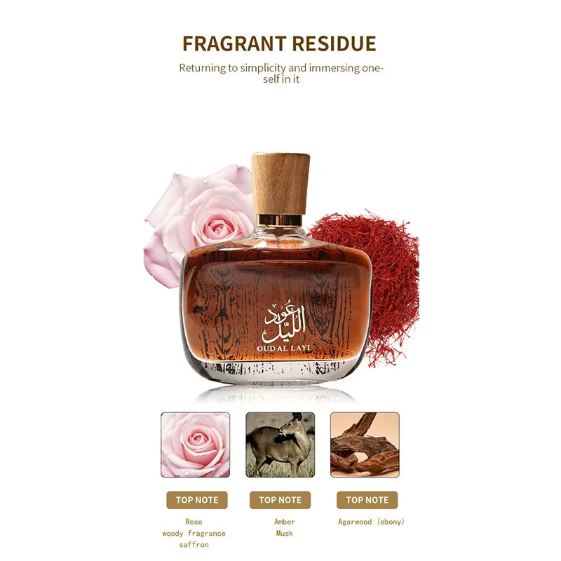 JEAN MISS Arabian Oud Women's EDP Sandalwood Oriental 100ml Eau de Parfum Qme
