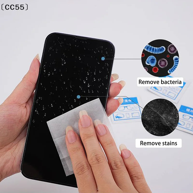 100pcs Disposable Lens Wipes – Anti-Fog Eyeglass Cloths Lens Cleaning Wipes Qst