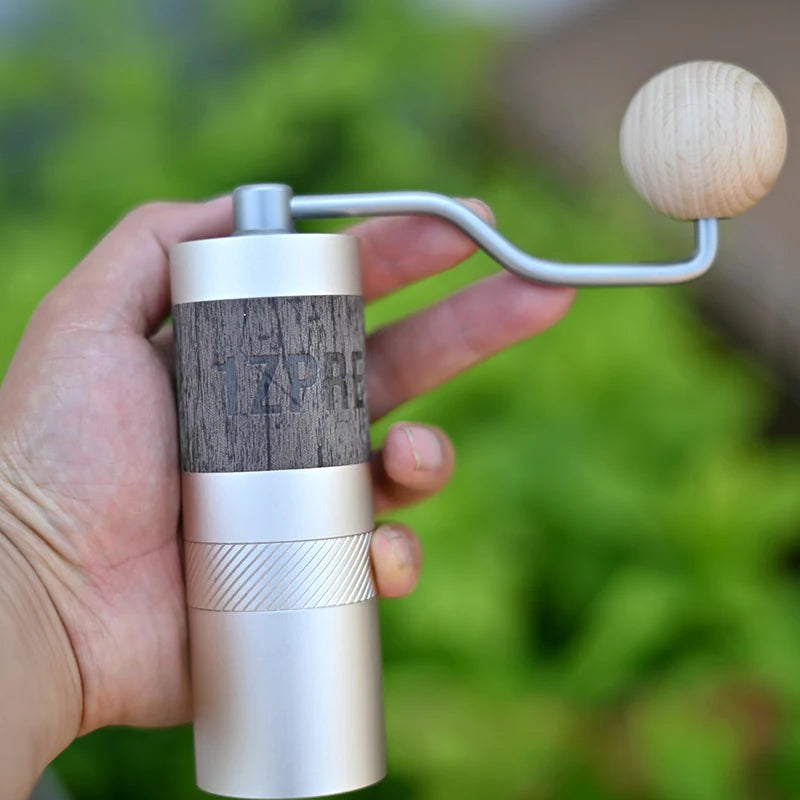 1Zpresso Q MINI Manual Coffee Grinder – 38mm 7-Core Burr Manual Coffee Grinder Qst Q crank handle