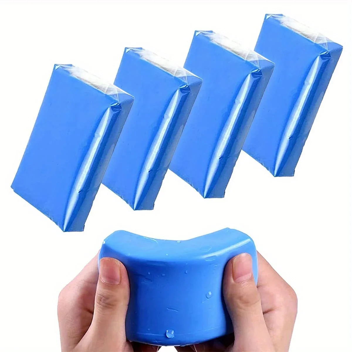 Clay Bar Car Detailing Kit – Blue Magic Bars 4-Pack | Qme Car Detailing Clay Bar Qme