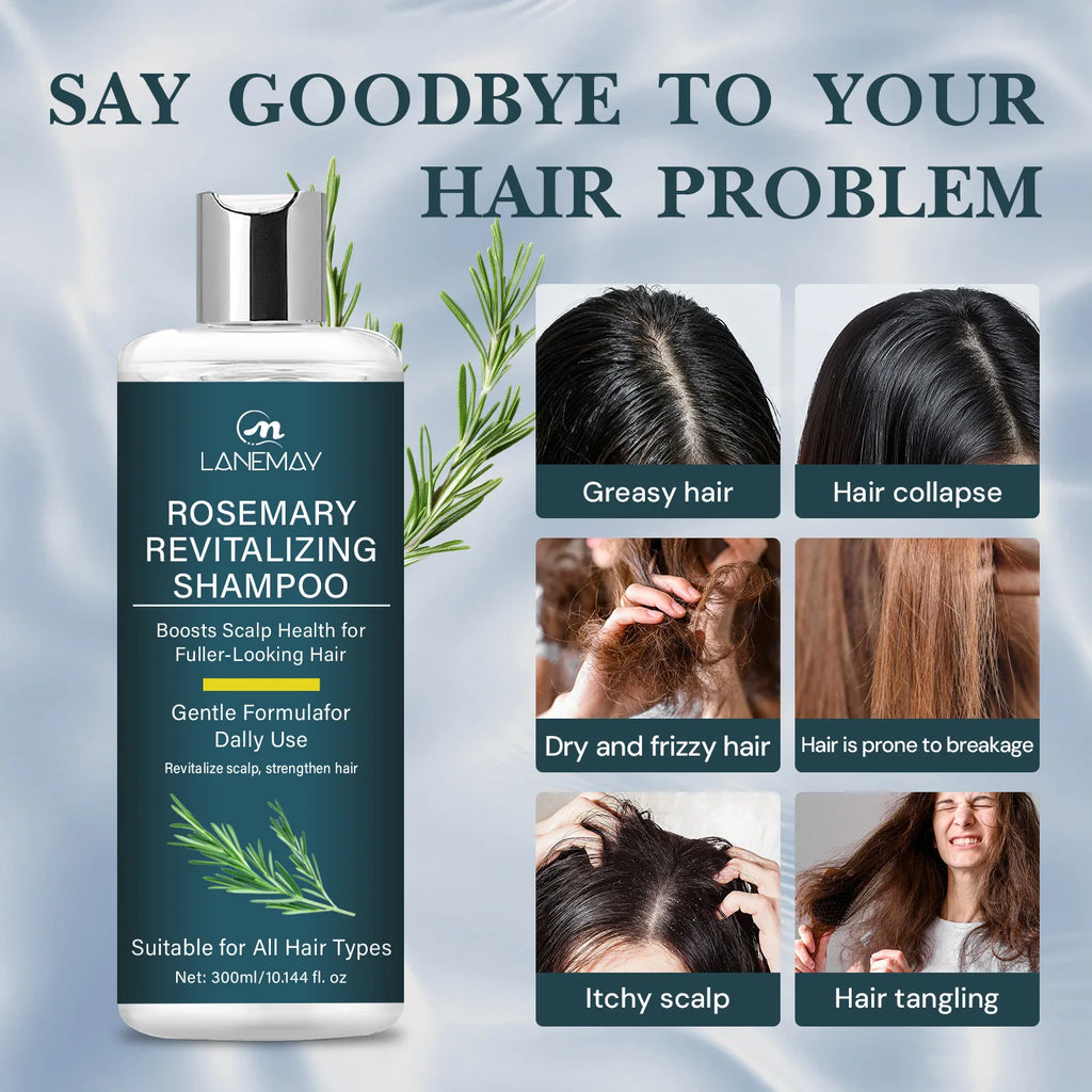 Rosemary Nourishing Perfume Shampoo 300ml – All Hair Types Rosemary Shampoo Qst