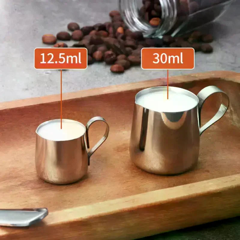 Mini Stainless Steel Milk Frothing Jug – Latte Art Pitcher Milk Frothing Pitcher Qme