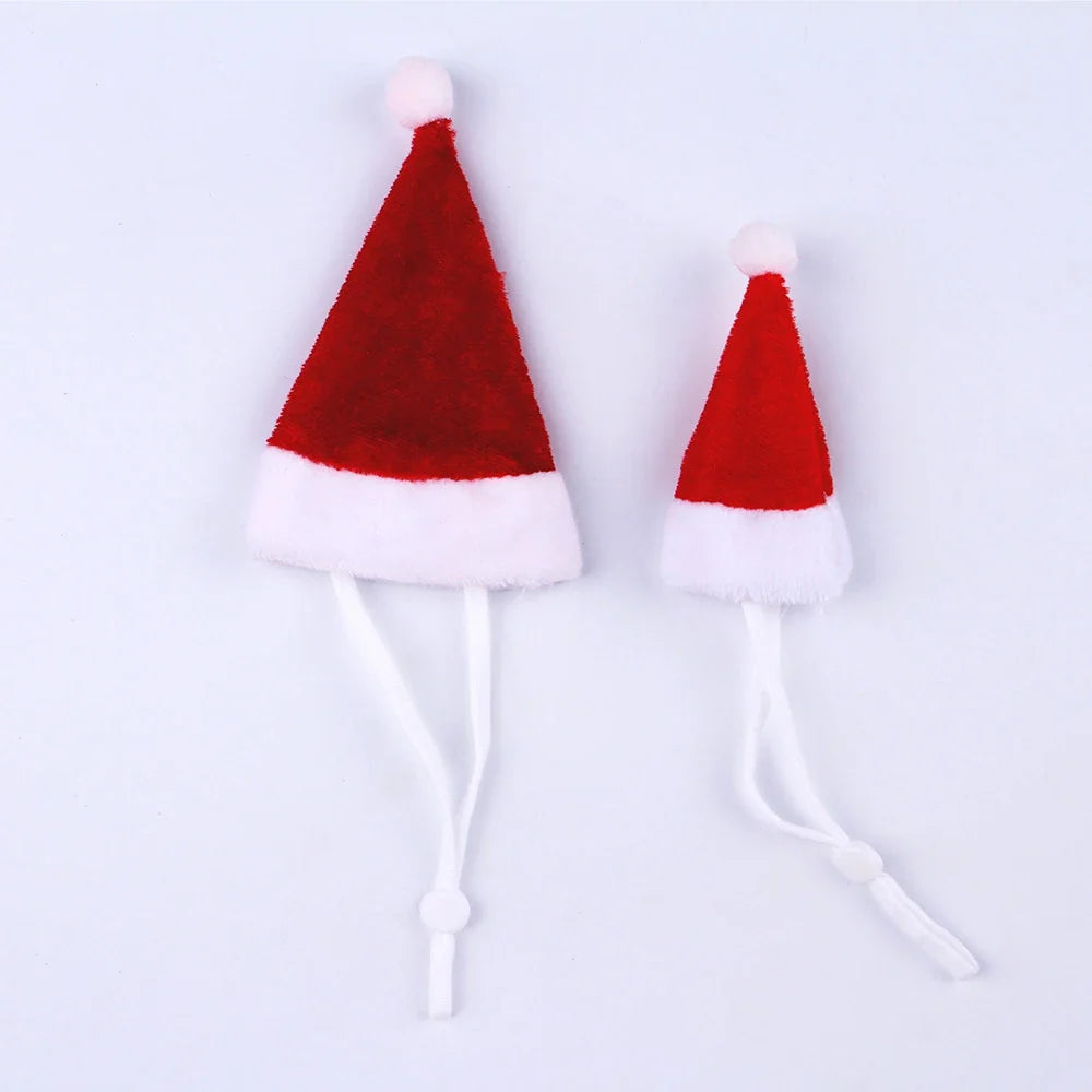 Funny Christmas Hat for Hamster & Small Pets – Holiday Costume Small Pet Costume Hat Qme