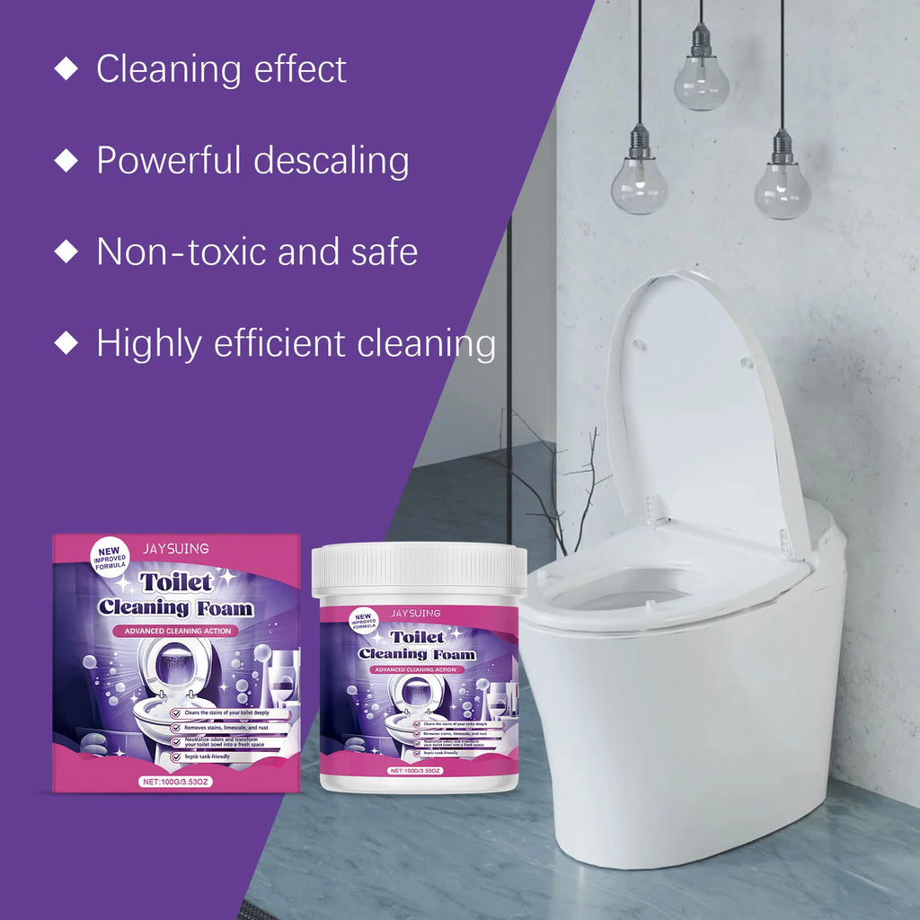 100g Toilet Cleaning Powder – Remove Stains & Odors | Jaysuing Toilet Bowl Cleaner Qst
