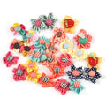 Mixed Flower Patches Appliques for Sewing & DIY Crafts – 10 Pcs Fabric Patch Appliques Qme mixed-10Pcs