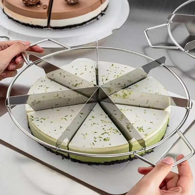 Stainless Steel Pastry Portion Marker Pizza Pie Divider Pastry Portion Divider Qme
