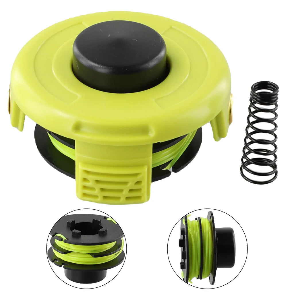 Trimmer Spool Line Cover & Spring Set RAC118 RLT3525S Trimmer Spool Replacement Qme