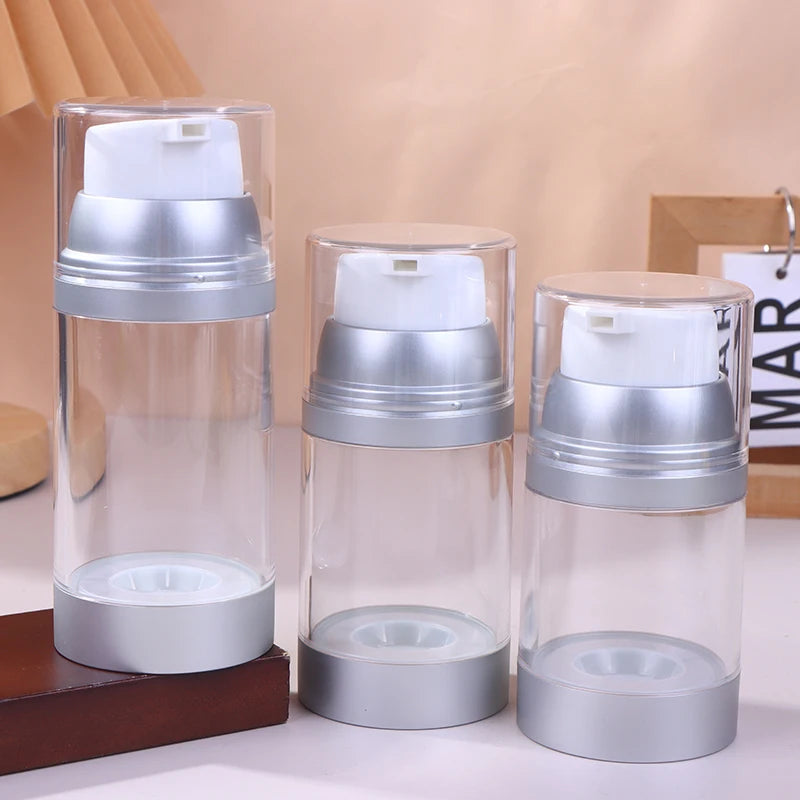 Airless Pump Jar – Refillable Travel Cream Lotion Container Airless Pump Jar Qst