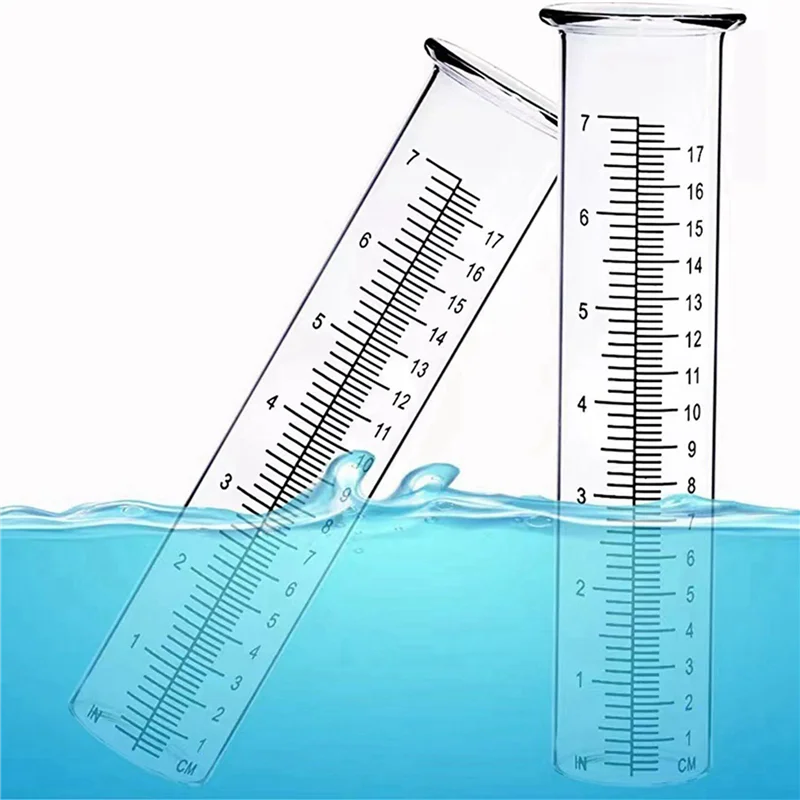 Plastic Rain Gauge Replacement Tube 4-Pack – Garden & Yard Rain Gauge Tube Qme