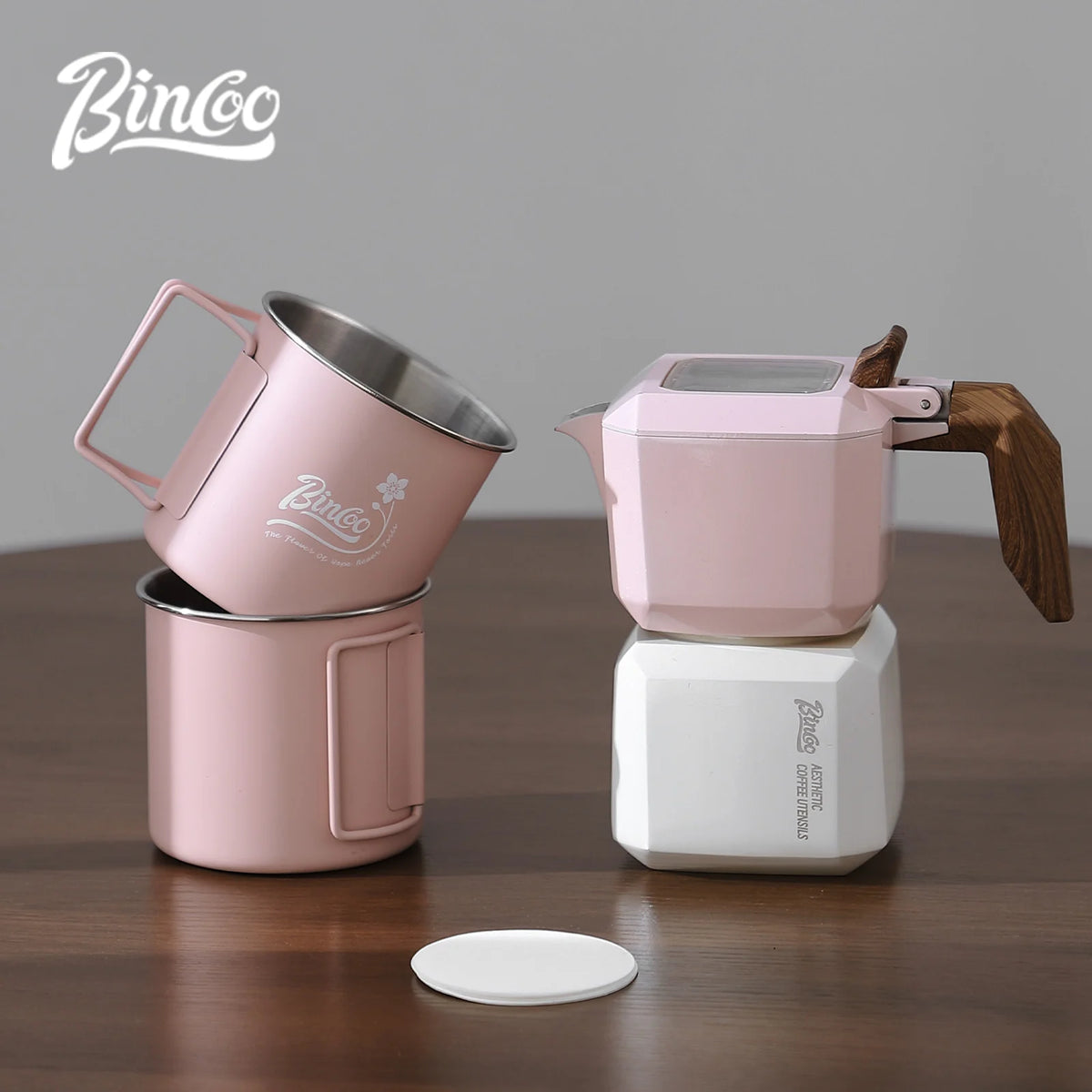BINCOO Double Valve Square Moka Pot – Espresso Maker 220V Moka Pot Espresso Maker Qst