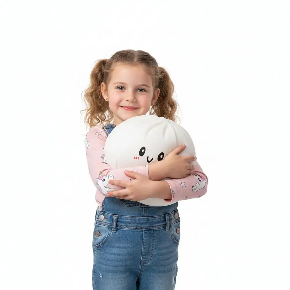 Giant Dumpling Plush Hug Pillow – Soft Stuffed Novelty Decor Plush Hug Pillow Qme