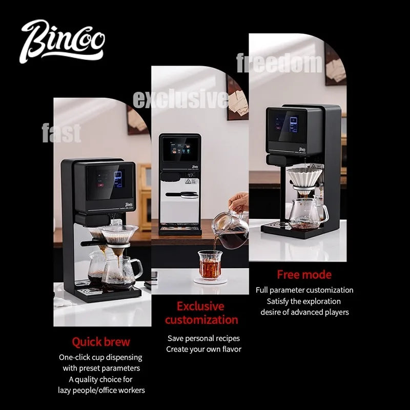 BINCOO P1 Pro All-in-One Automatic Pour-Over Coffee Machine Automatic Coffee Machine Qst