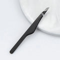 Stainless Steel Eyebrow Tweezers – Slant, Point & Flat Tip Eyebrow Tweezers Qme Black China Mainland