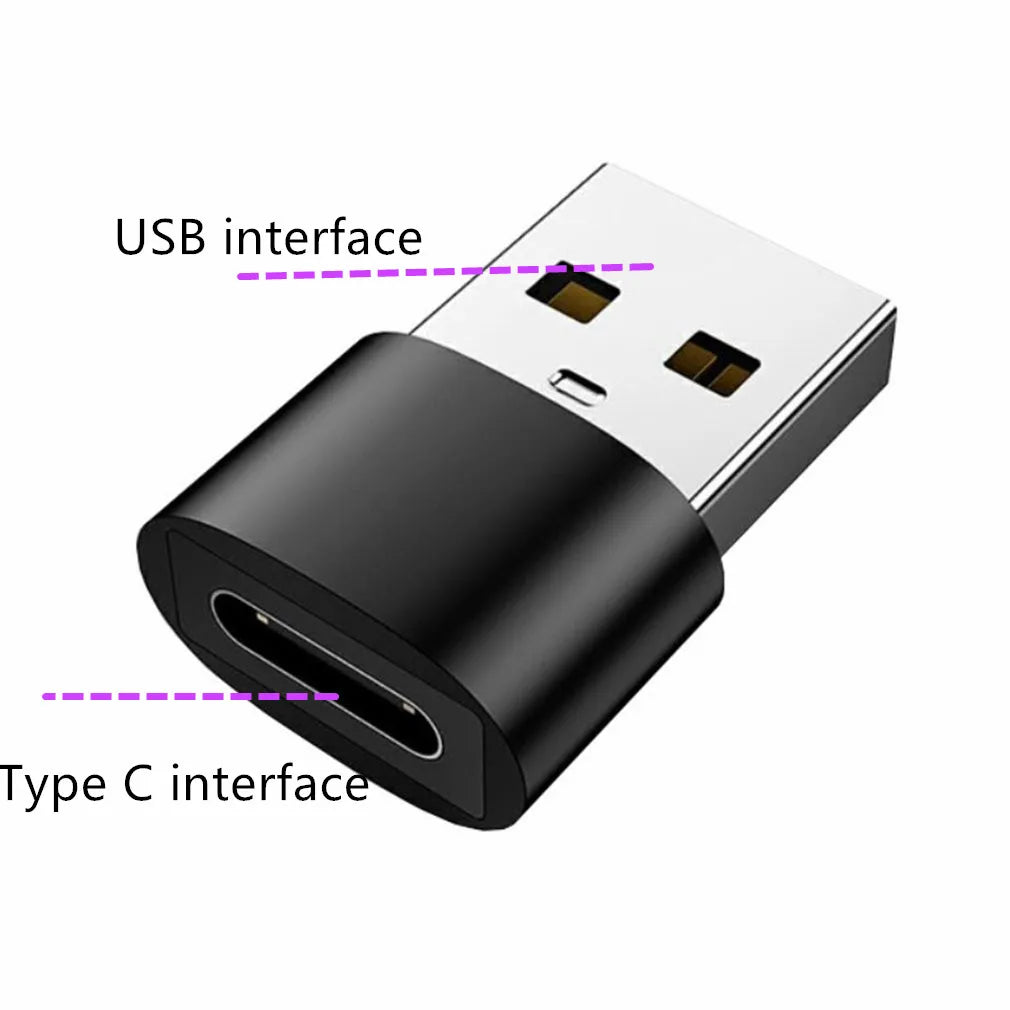 USB-C to USB 3.0 OTG Adapter | Type-C Male to USB-A Female USB OTG Adapter Qme