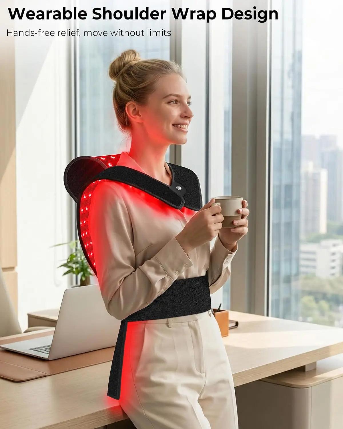 Red Light Therapy Mat 380 LEDs 660nm 850nm – Full Body Pad Light Therapy Mat Qst