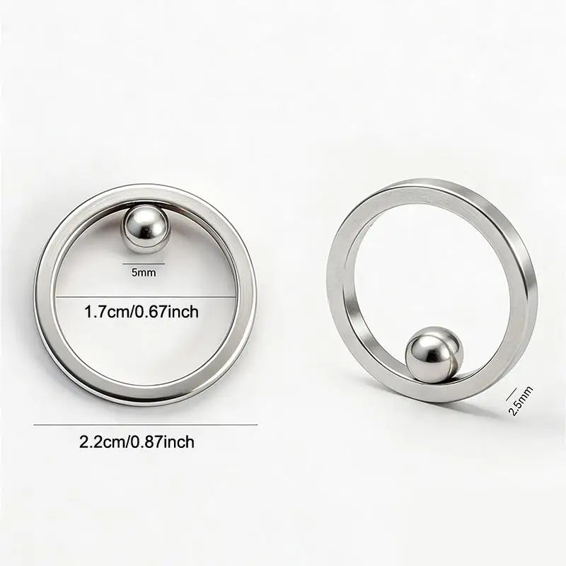 Ring Cat Eye Nail Magnet Tool – 3D Glass Bead Effect Nail Art Magnet Tool Qme