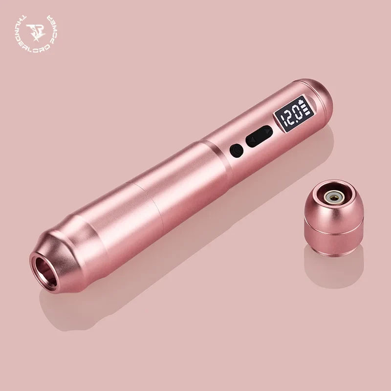 BIOMASER Wireless PMU Pen Machine – Permanent Makeup PMU Pen Machine Qme Pink