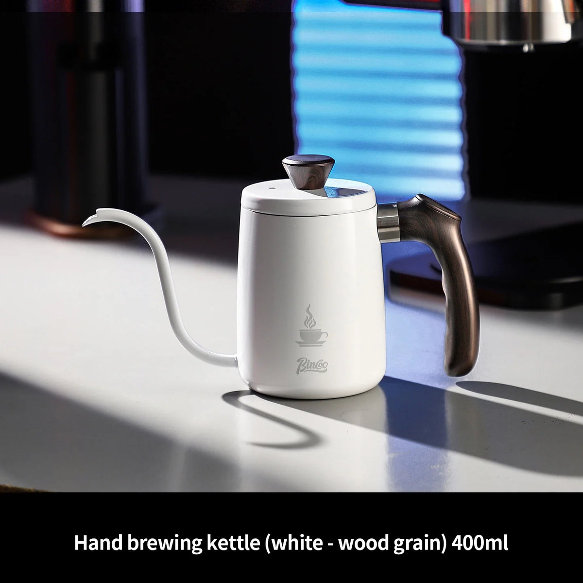 Bincoo Pour Over Coffee Kettle 304 Stainless Steel 400/600ml Pour Over Kettle Qst wood grain 400ml