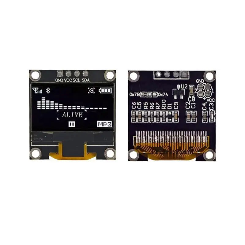 0.96" OLED Display Module 128x64 IIC 4-Pin DIY Screen Board OLED Display Module Qme