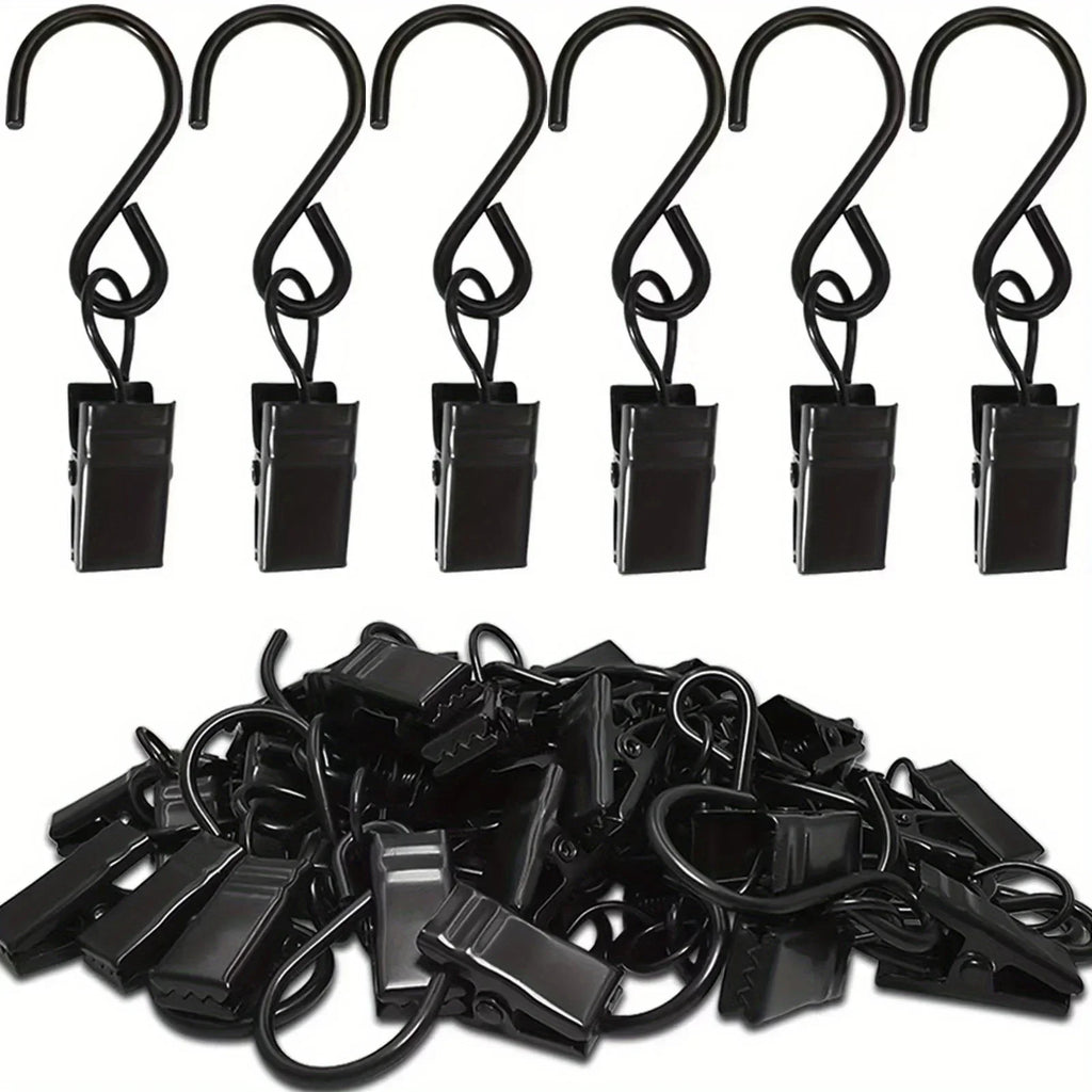Stainless Steel S-Hooks | Curtains, Kitchen & Camping Multi-Purpose S-Hooks Qme