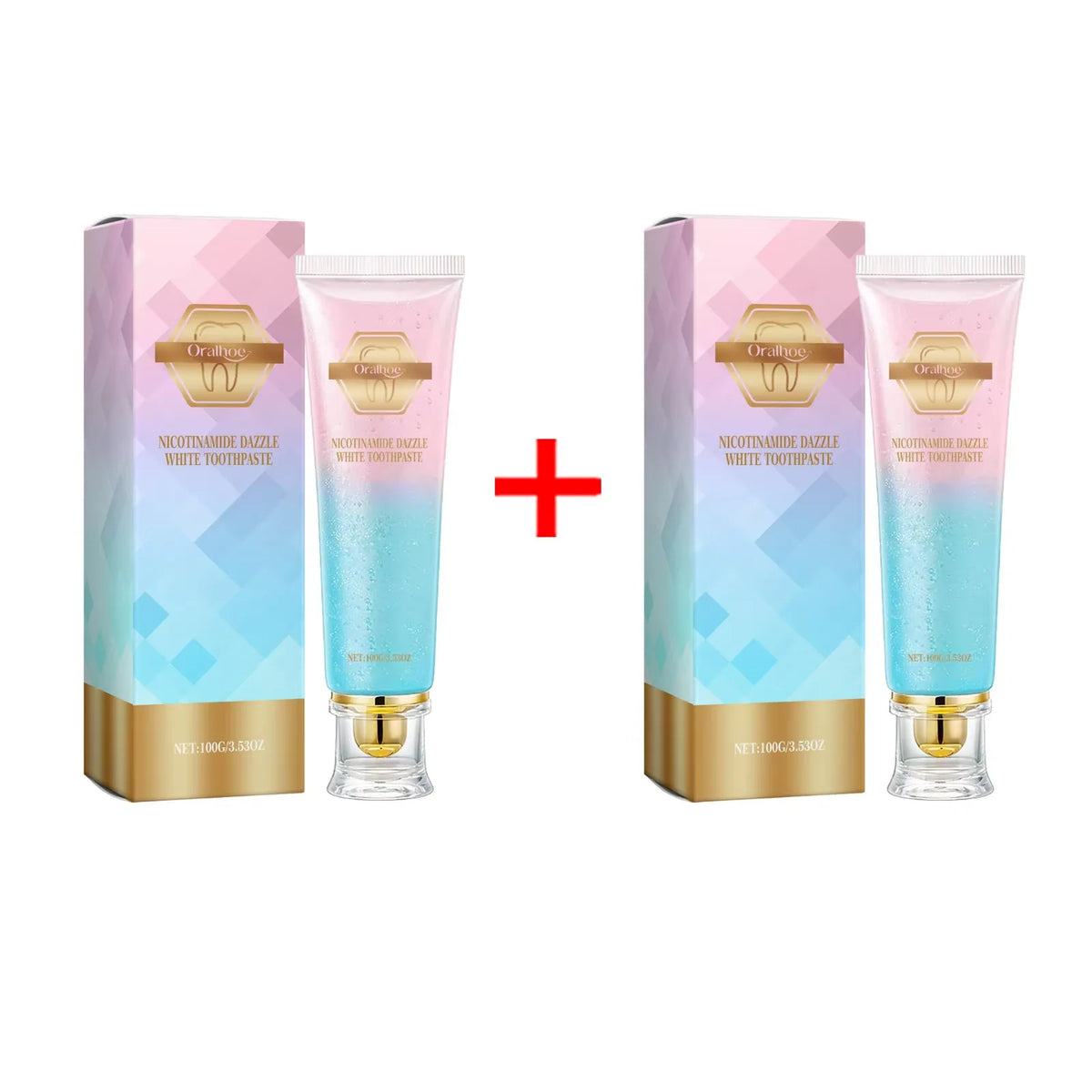Oralhoe Niacinamide Whitening Toothpaste | Enamel & Fresh Breath Whitening Toothpaste Qst 200g boxed