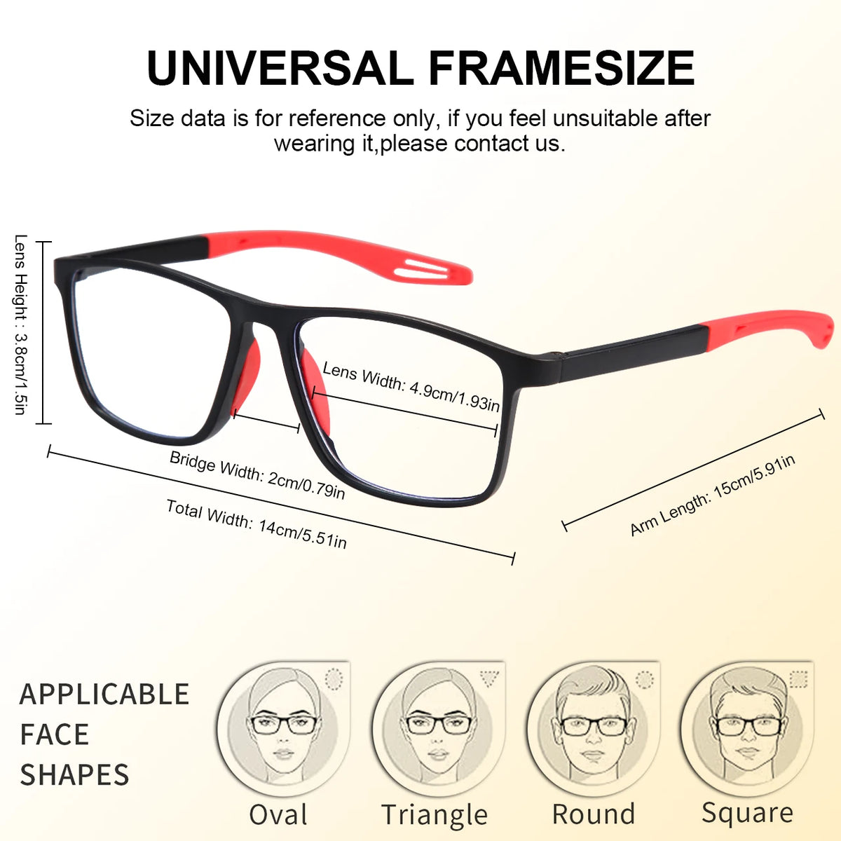 VOPHA 5-Pack Anti Blue Light Reading Glasses +1.0–+3.0 Unisex Reading Glasses Qst