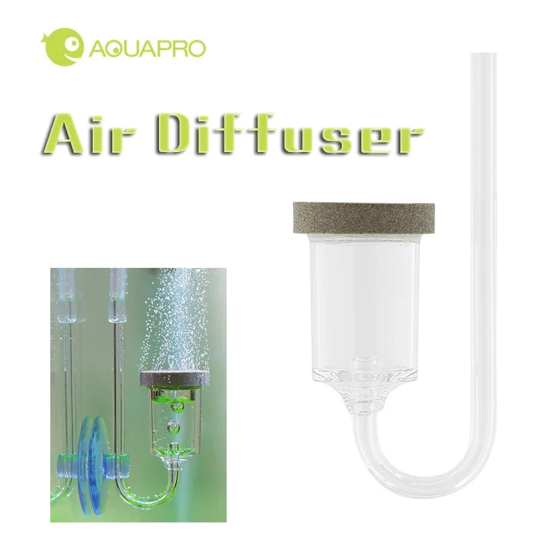 Aquapro Aquarium Air Diffuser Bubble Atomizer Stone & Check Valve Aquarium Air Diffuser Qme