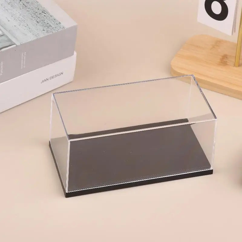 1:43 Model Car Display Case – Clear Acrylic Dust-Proof Box Model Car Display Case Qme Black
